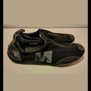 MERRELL Barrado Athletic Zipper Shoes size 9 Black